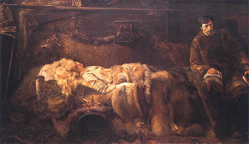 Jacek Malczewski Death of Ellenai. Spain oil painting art